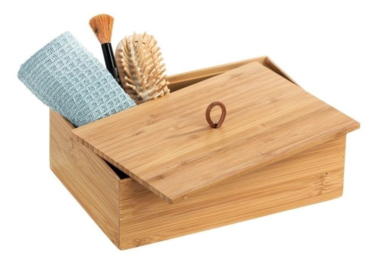 Organizer łazienkowy, Terra, bambus, 22-15 cm