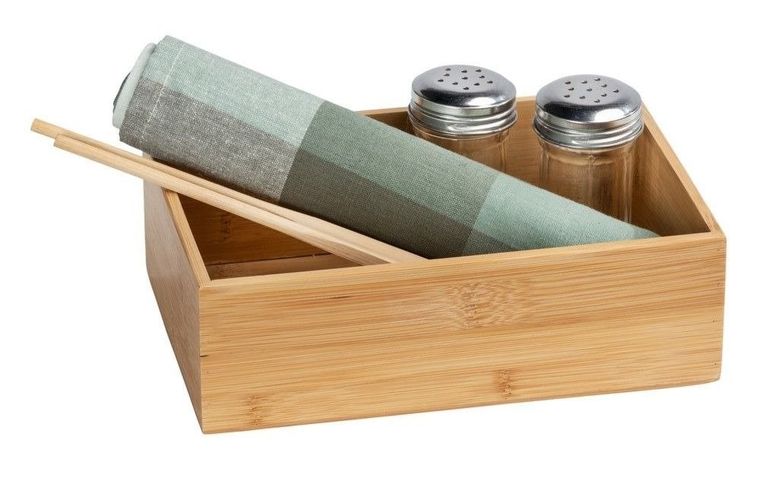 Organizer łazienkowy, Terra, rozmiar l, bambus