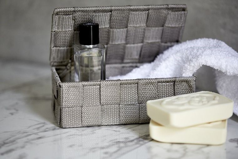 Organizer z pokrywką, Adria Taupe