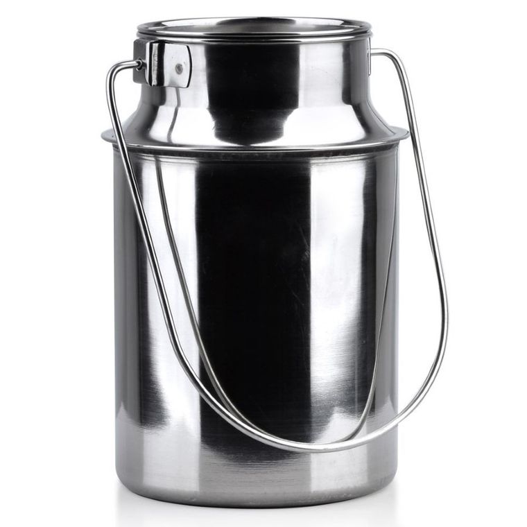 Orion, bańka na mleko, stalowa retro 2,5l