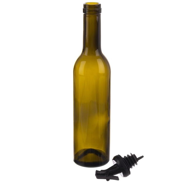 Orion, butelka na oliwę i ocet, szklana, z dozownikiem, 380 ml