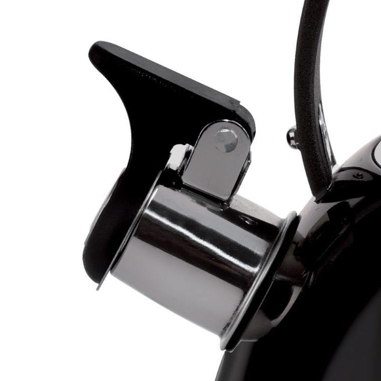 Orion, czajnik stalowy z gwizdkiem, czarny, indukcja, 1,8 l