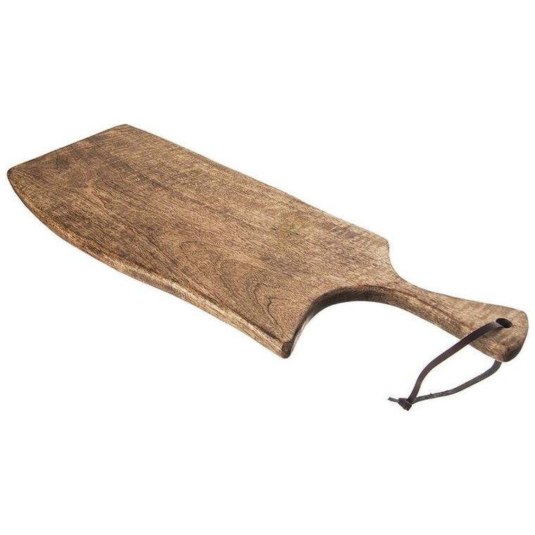 Orion, deska do krojenia i serwowania, drewniana, Mango, 61-22 cm