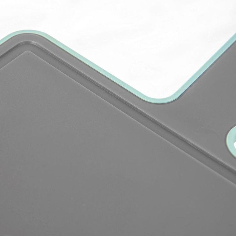 Orion deska kuchenna, szara, plastikowa z rączką, 36,5-19 cm