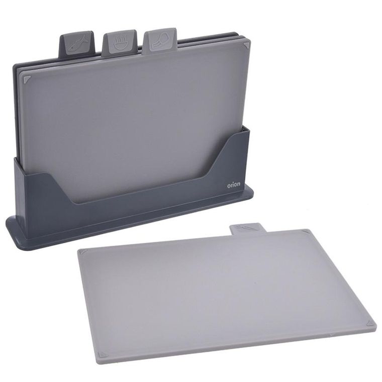 Orion, deski do krojenia, ze stojakiem, 4 szt.