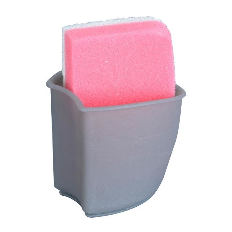 Orion, dozownik do mydła, płynu do naczyń, z gąbką, beżowy