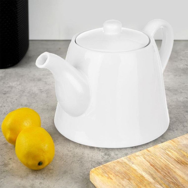 Orion, dzbanek porcelanowy z uchwytem i pokrywką, Luna, 2 l