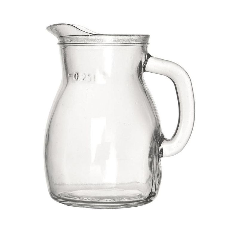 Orion, dzbanek szklany do napojów z uchwytem, 250 ml