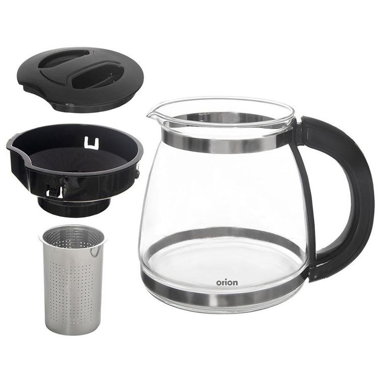 Orion, dzbanek z zaparzaczem, szklany, żaroodporny, 1,73l