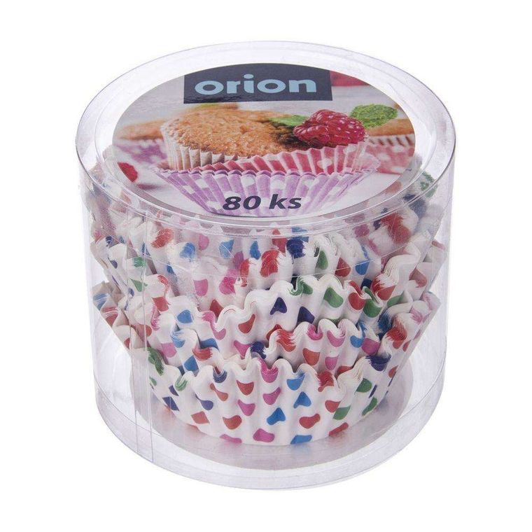 Orion, foremki do mufinek, 7 cm, 80 szt.