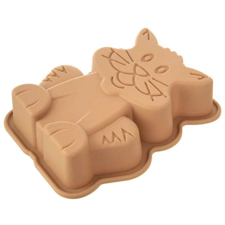 Orion, forma do pieczenia, silikonowa, kot, 20-16-4,5 cm