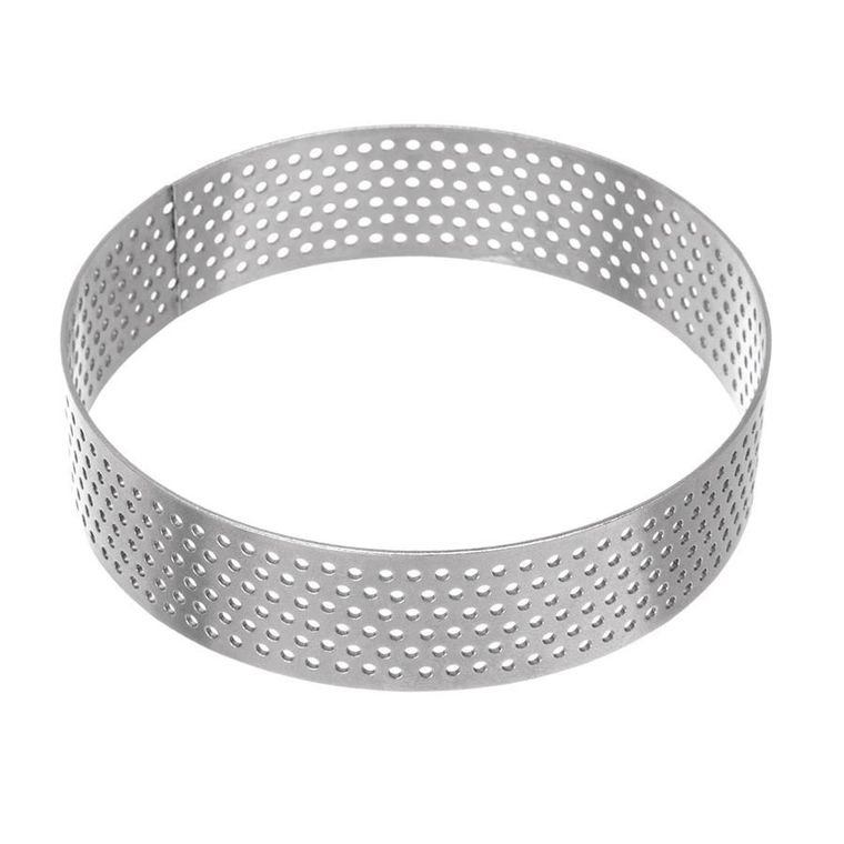 Orion, forma do tartaletek stalowa, rant perforowany, 8 cm, 6 szt.