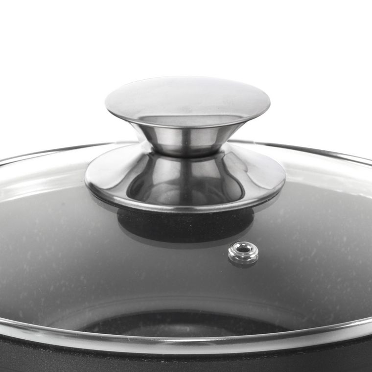 Orion, Grande, garnek granitowy, indukcja, 16 cm, 1,4 l