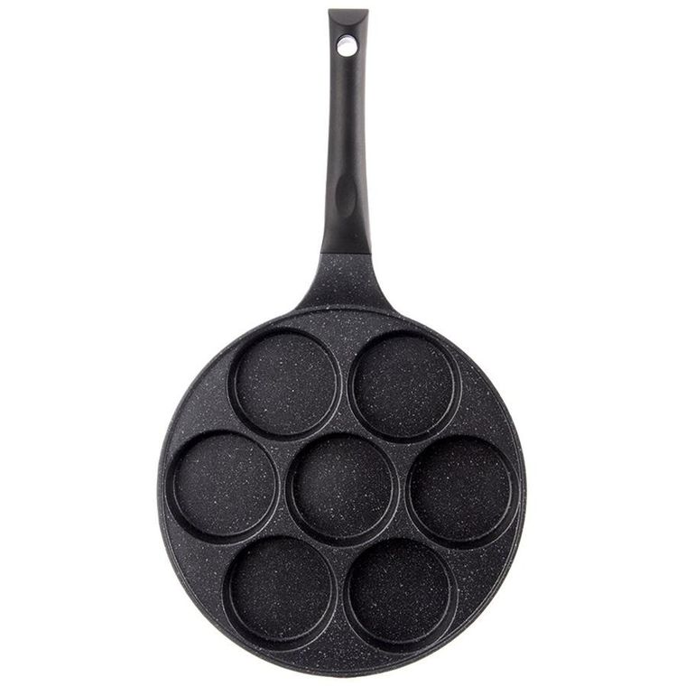 Orion, Grande, patelnia do jajek, 7 otworów, granitowa, 27 cm