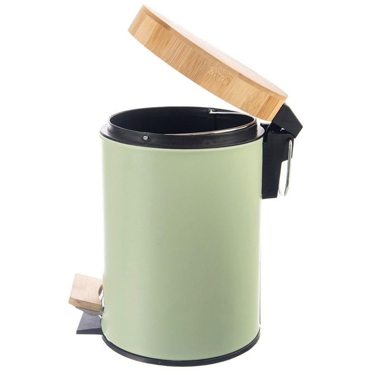 Orion, Greenish, kosz na śmieci, metalowy, zielony, 3l