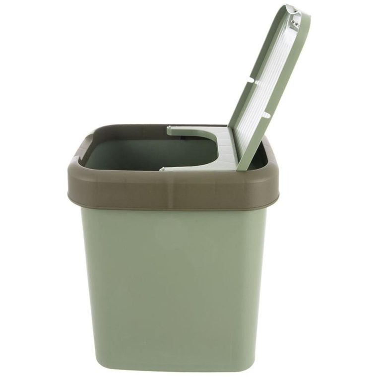 Orion, kosz na śmieci, plastikowy, zielony, 12 l
