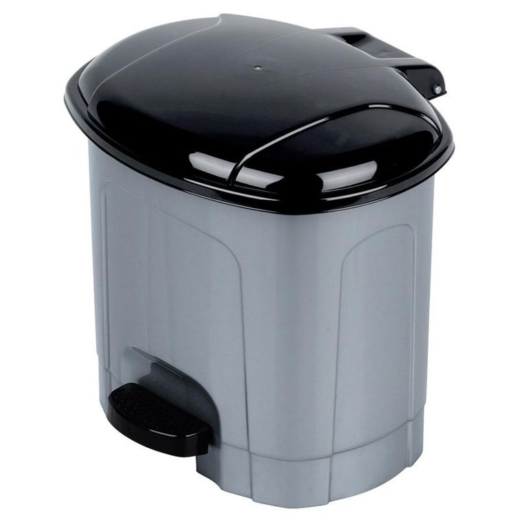 Orion, Kosz na śmieci z pedałem plastikowy szary 3l