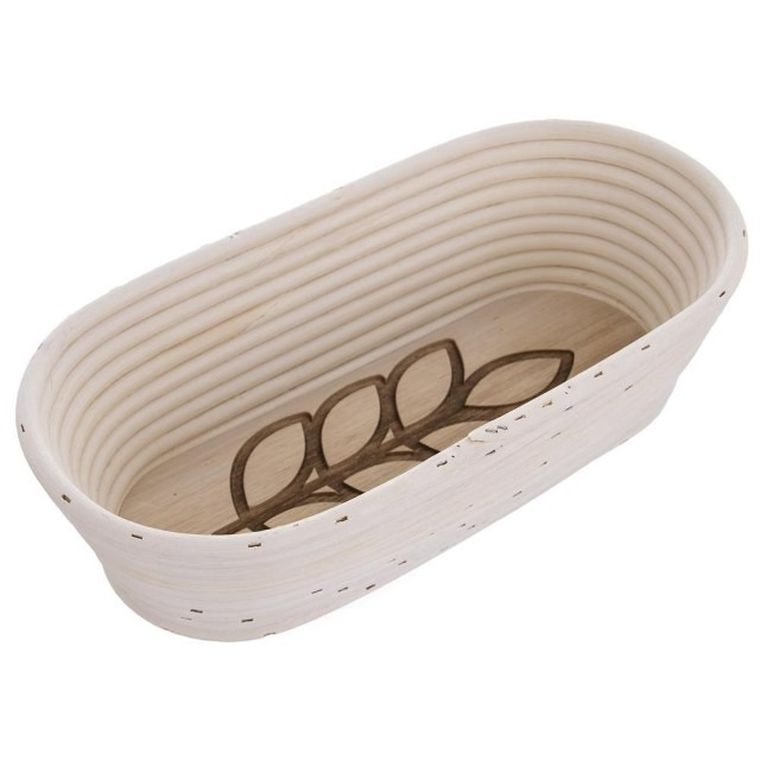 Orion, koszyk do wyrastania chleba, rattanowy, kłos, 26-13-9 cm