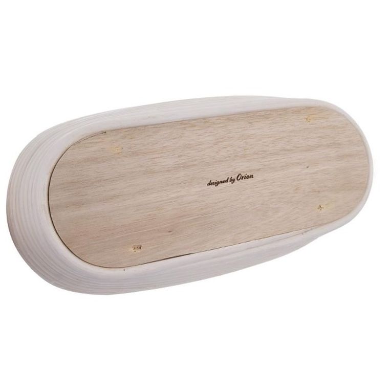 Orion, koszyk do wyrastania chleba, rattanowy, liść, 32-15-9 cm