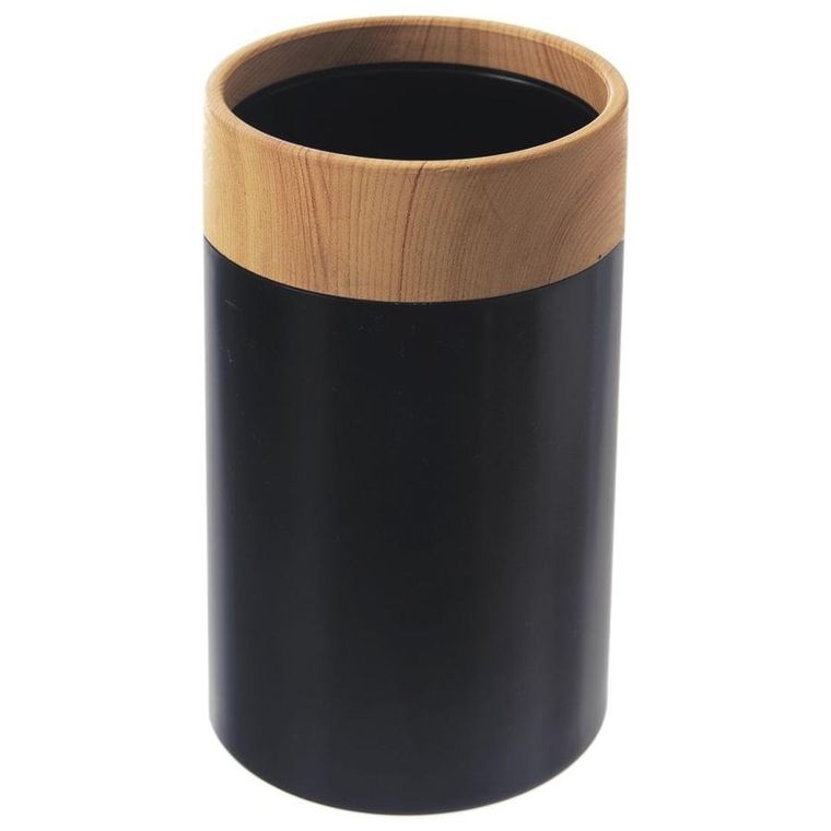 Orion, Kubek łazienkowy czarny 7,5-11,5 cm