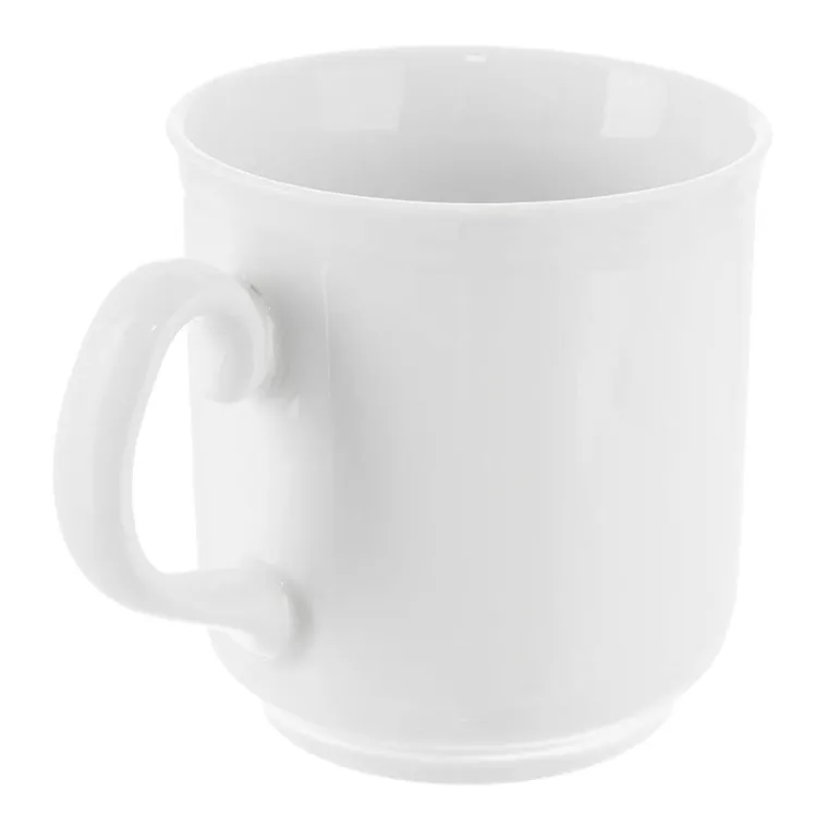 Orion, kubek porcelanowy, biały, 400 ml