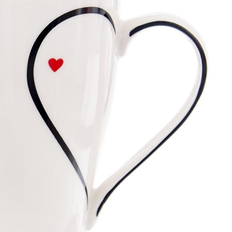 Orion, kubek porcelanowy z uchem, 0,38l