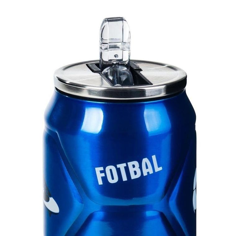 Orion, kubek termiczny puszka, piłka, niebieski, 500 ml