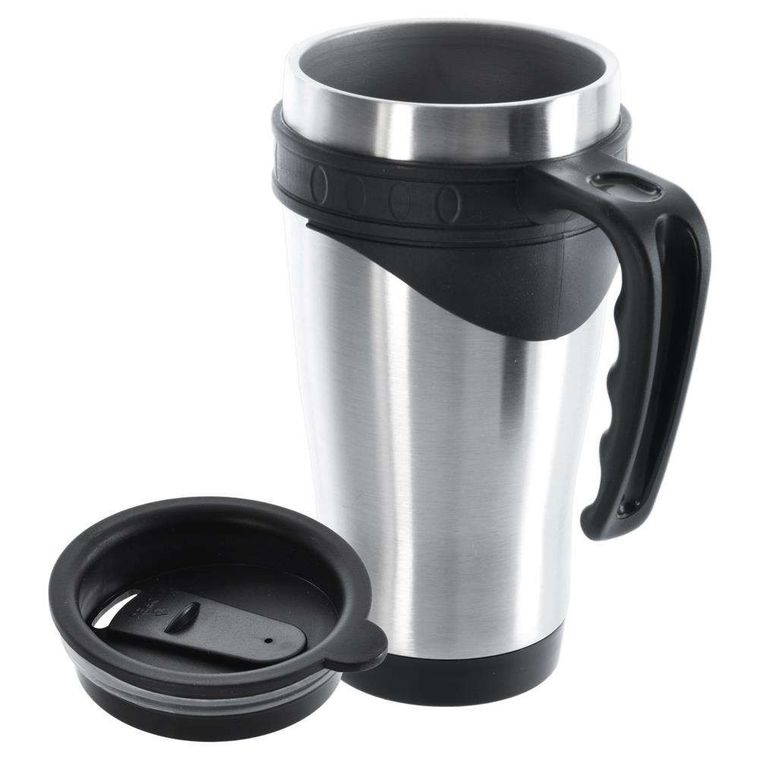 Orion, kubek termiczny z uchwytem, stalowy, 0,45l