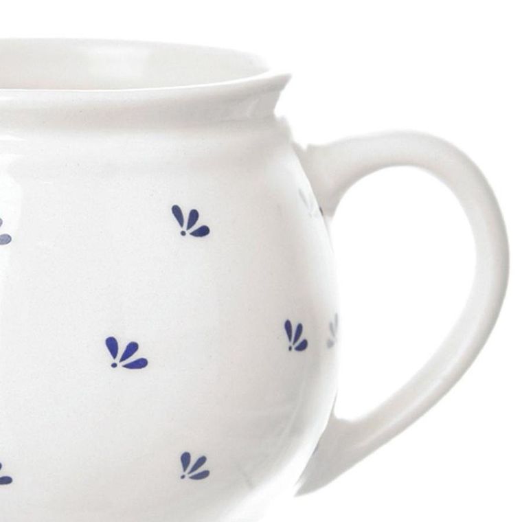 Orion, kubek z uchem ceramiczny, biały Modrobila, 190 ml