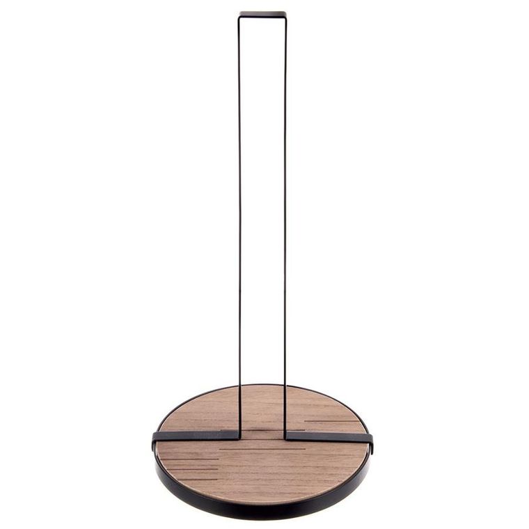 Orion, Line, stojak na ręcznik papierowy, metalowy, czarny, 32,5 cm