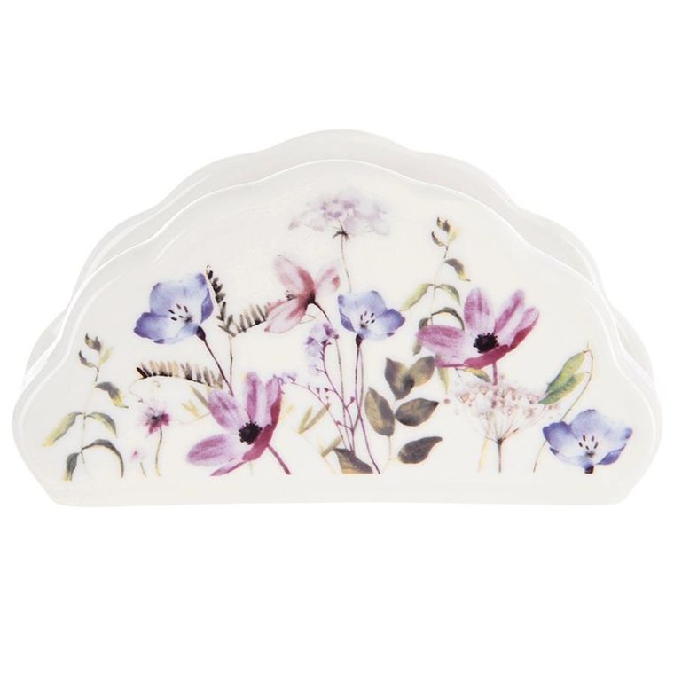 Orion, Louka, serwetnik porcelanowy, kwiaty, 13-4,5-7 cm