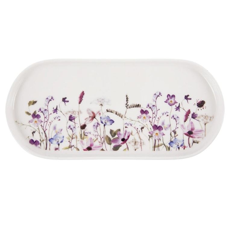 Orion, Louka, talerz do serwowania, porcelanowy, kwiaty, 25-12 cm