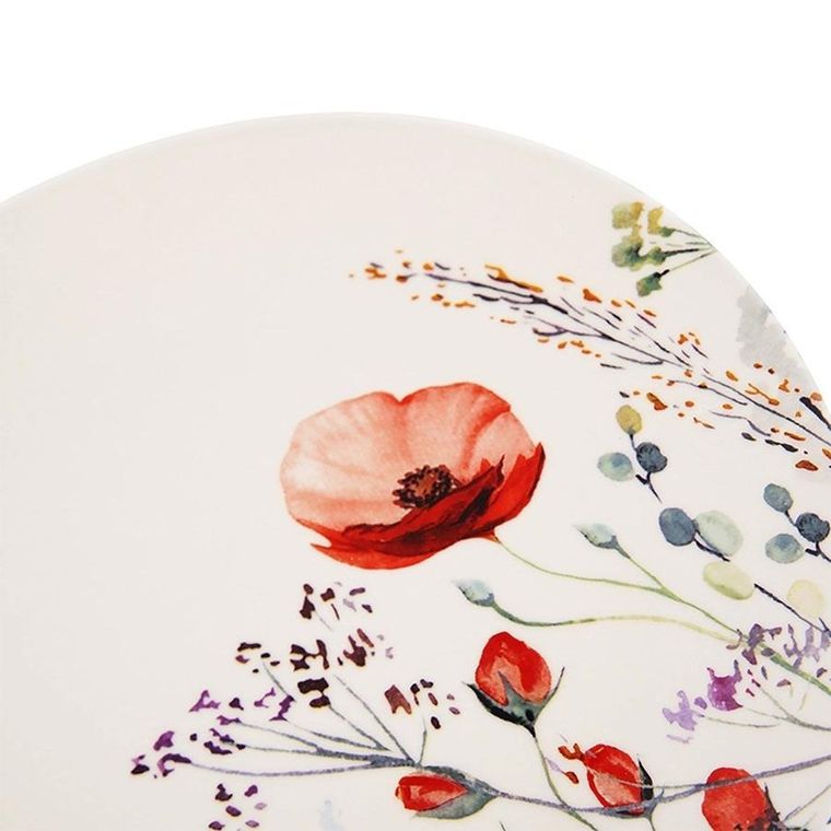 Orion, Maki, talerz obiadowy płytki, porcelanowy, 27 cm