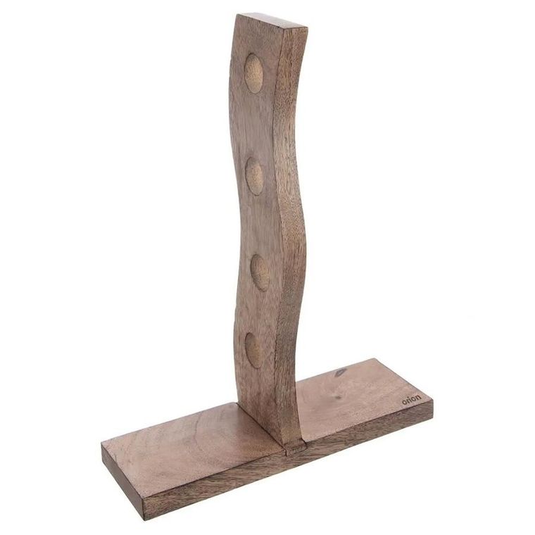 Orion, Mango, stojak na wino, drewniany, na 4 butelki, 30,5-39,5 cm