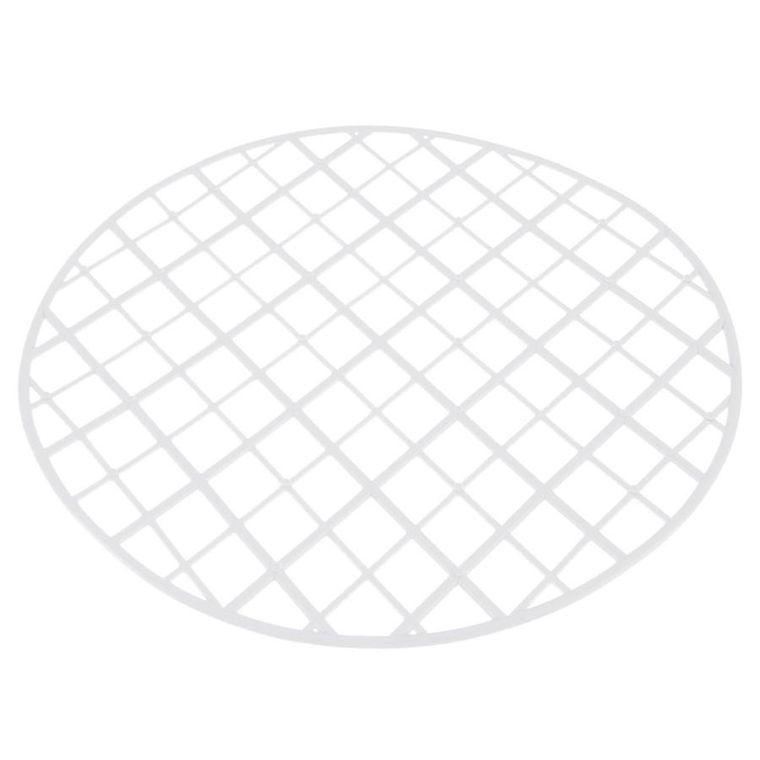 Orion, mata do zlewu, okrągła, biała, 32,5 cm