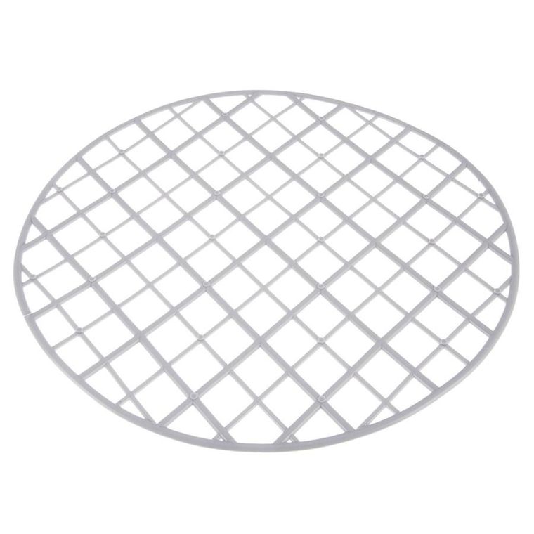 Orion, mata do zlewu, okrągła, szara, 32,5 cm