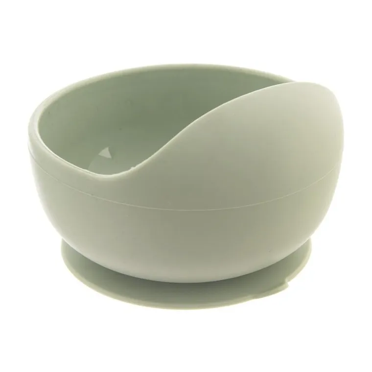 Orion, miseczka dla dziecka, silikonowa, z przyssawką, zielona, 360 ml