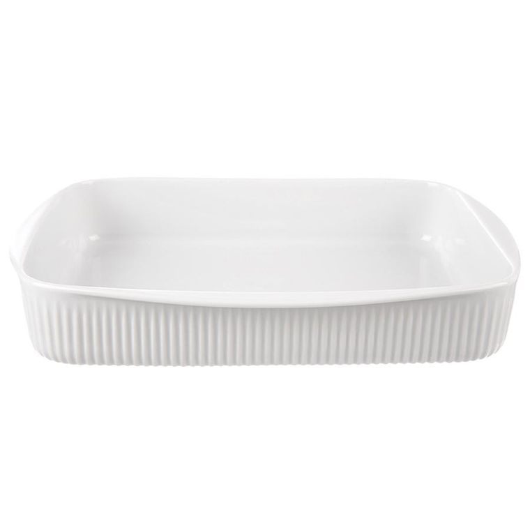 Orion, naczynie żaroodporne, porcelanowe, białe, 36,5-30-6 cm, 4l