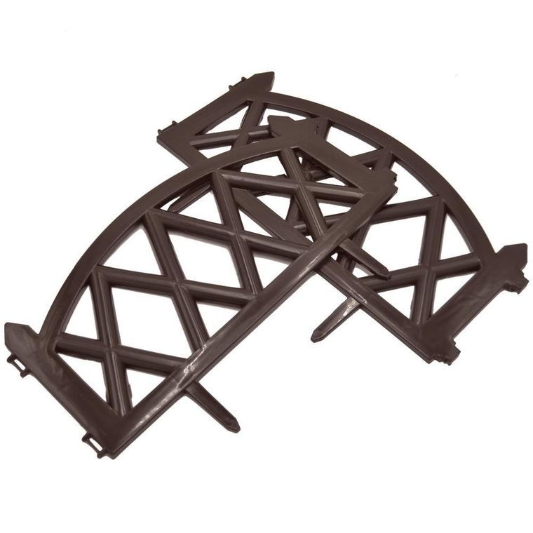 Orion, palisada brązowa, 50-30 cm, 6 szt.