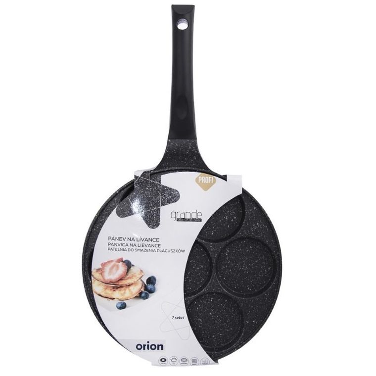 Orion, patelnia do jajek, placków, 7 otworów, Grande