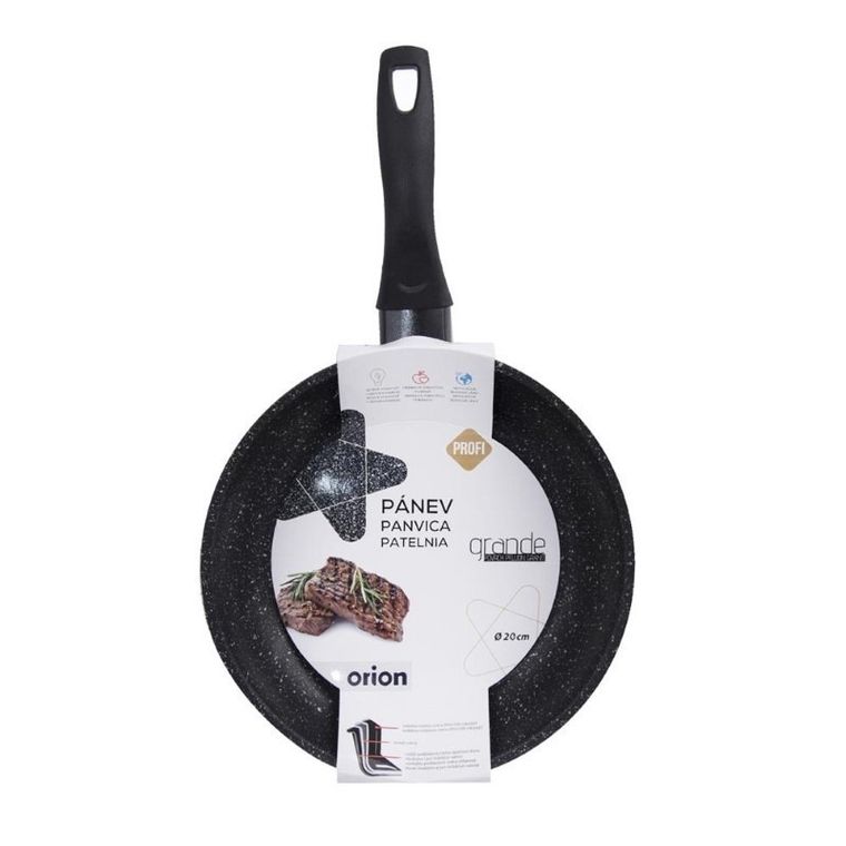 Orion, patelnia granitowa indukcjam, Grande, 20 cm