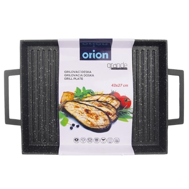 Orion, płyta grillowa, patelnia granitowa, Grande