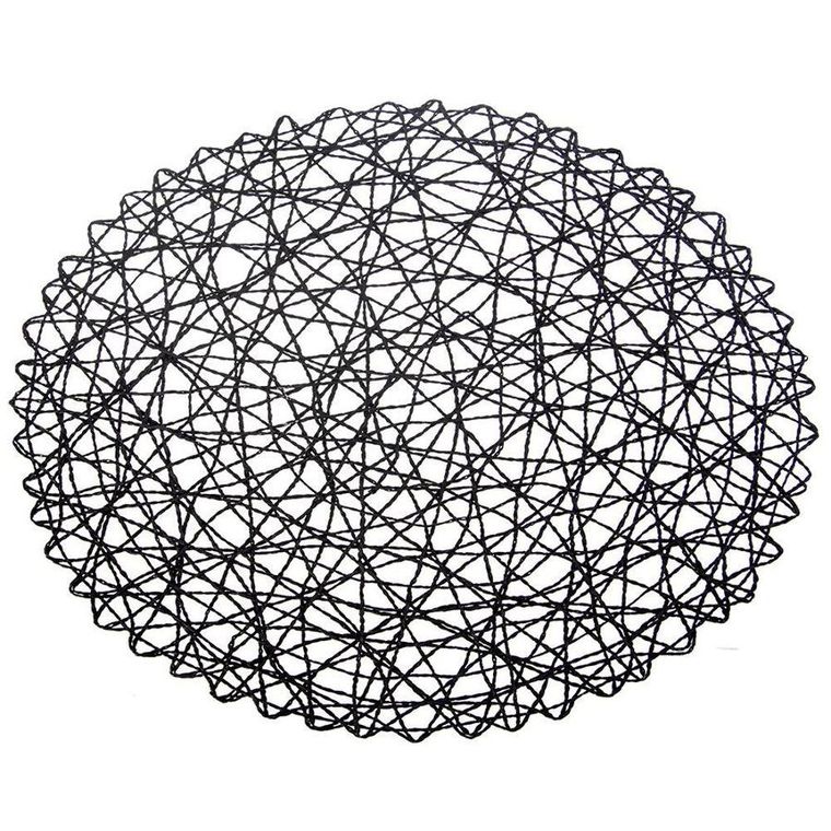 Orion, podkładka okrągła, czarna, 35 cm