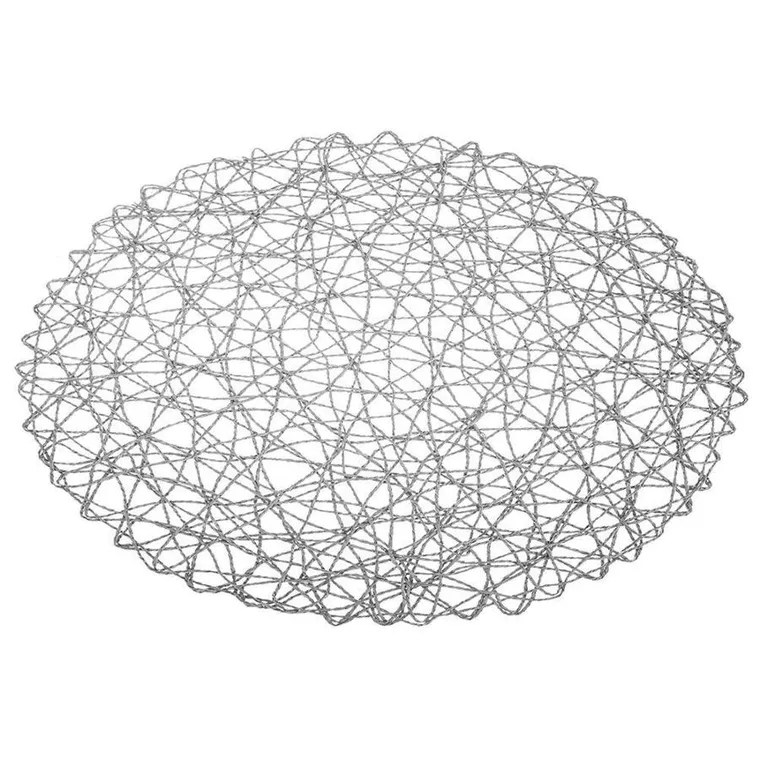 Orion, podkładka okrągła, szara, 35 cm