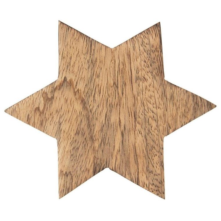 Orion, podstawka pod kubek drewniana, 12.5 cm