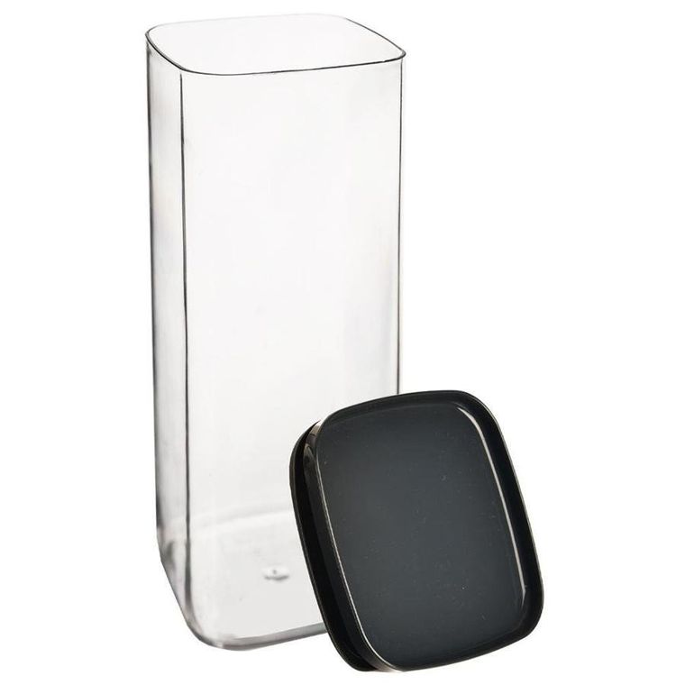 Orion, pojemnik kwadratowy z pokrywką i uszczelką, do żywności, 2,1 l