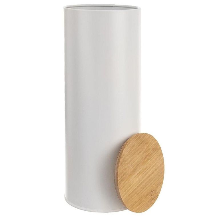 Orion, pojemnik metalowy na spaghetti, Whiteline, biały, 28,5 cm