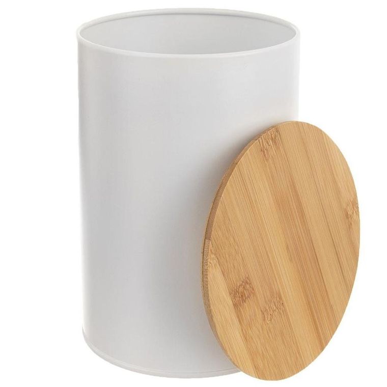 Orion, pojemnik metalowy, Whiteline, biały, 800 ml