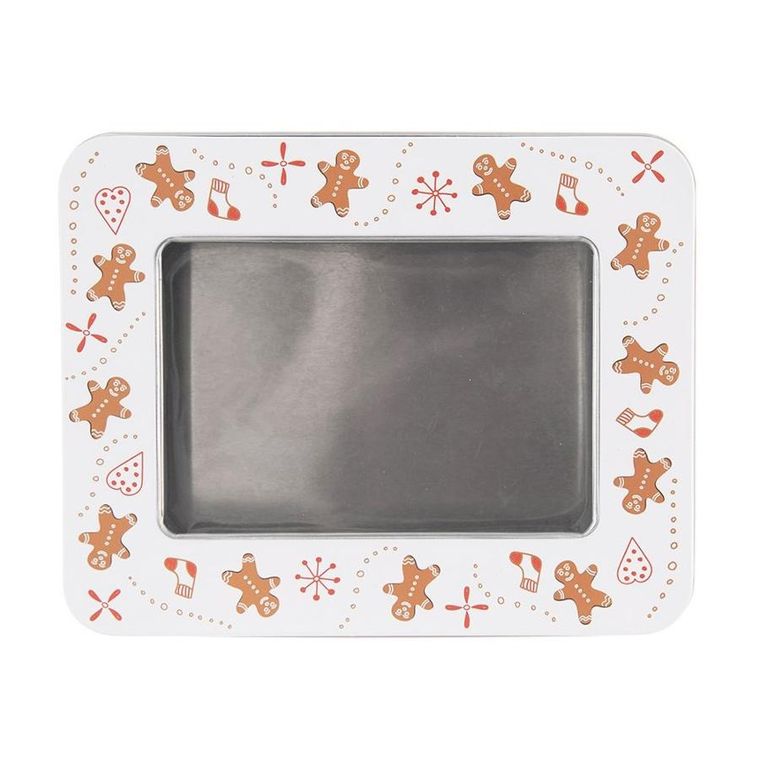 Orion, pojemnik na ciastka, metalowy, 18-14,5-5 cm