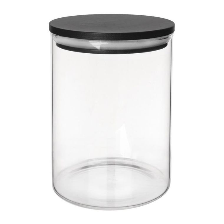 Orion, pojemnik na produkty sypkie, szklany z pokrywką i uszczelką 600 ml